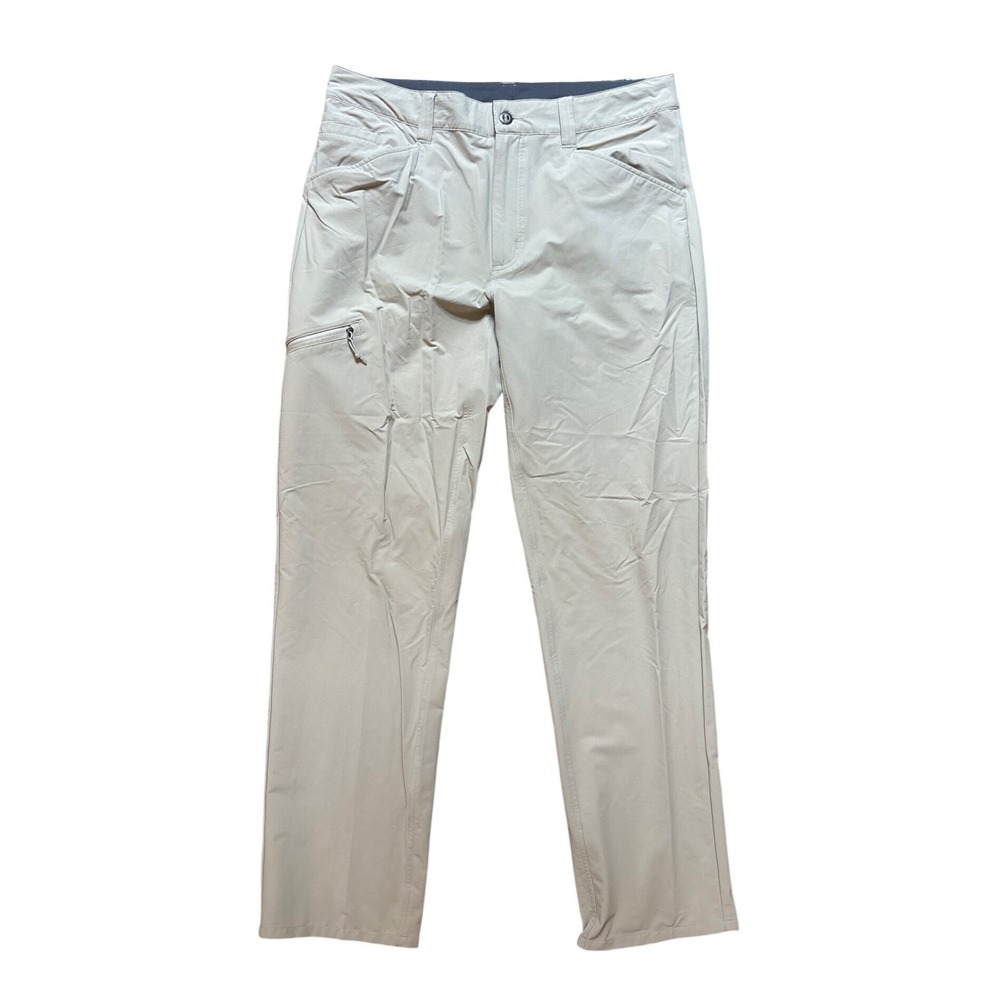 Patagonia Quandary Hiking Pants Mens Tan Excellent Technical Outdoor SIZE 35
